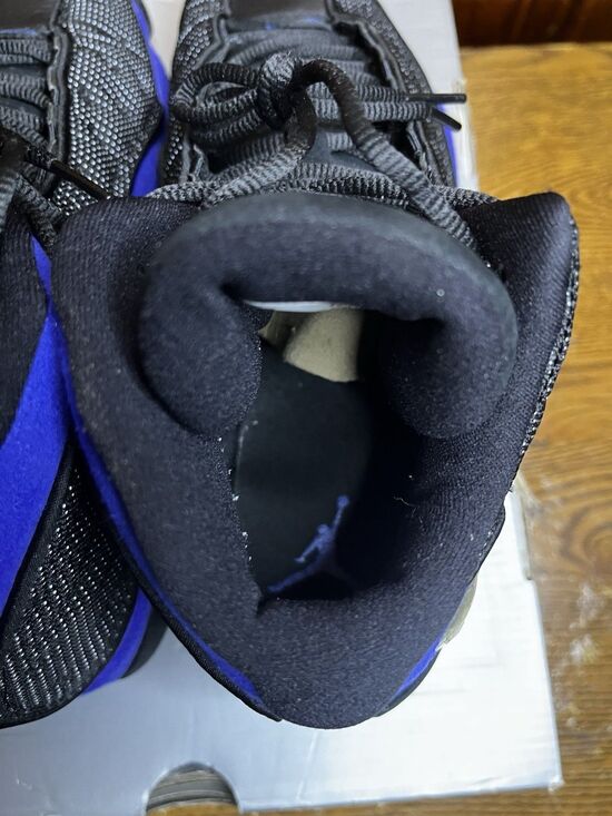 Air Jordan 13 Retro Hyper Royal Black Blue Sneakers 414571-040 Mens Size 10.5